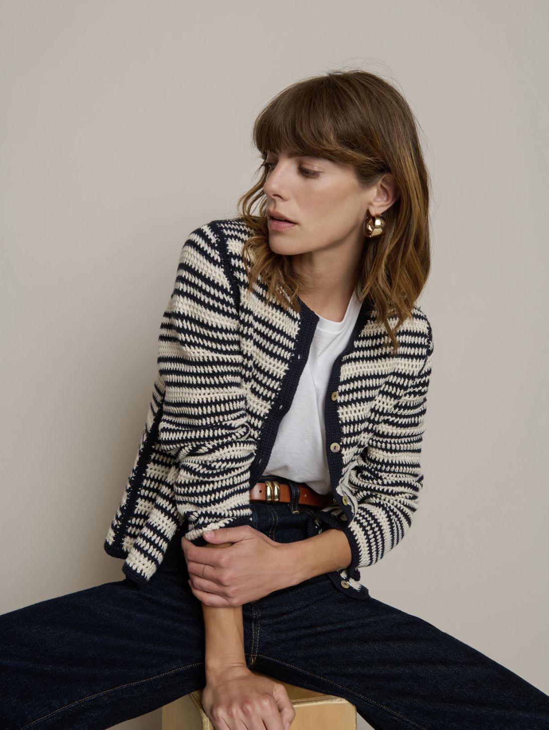 Nation Courtney Crochet Cardigan