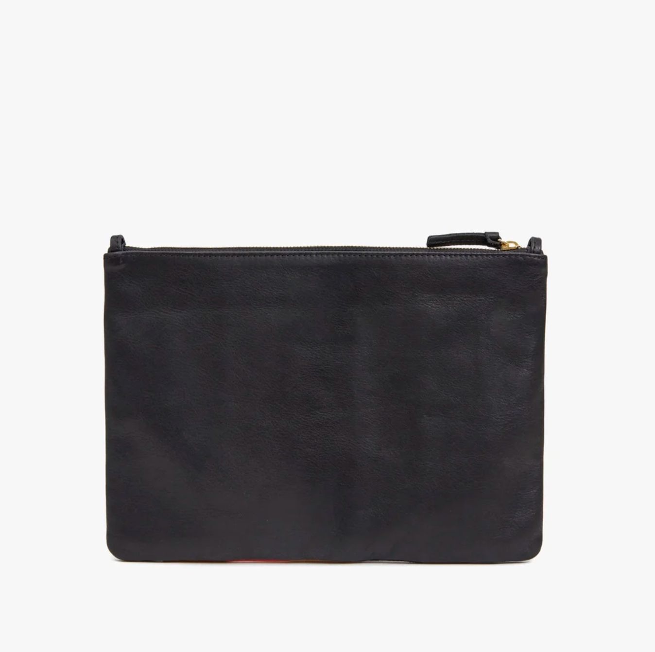 Clare V Stripe Suede Clutch