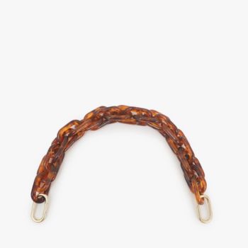 Clare V Shortie Strap, Colour: Tortoise