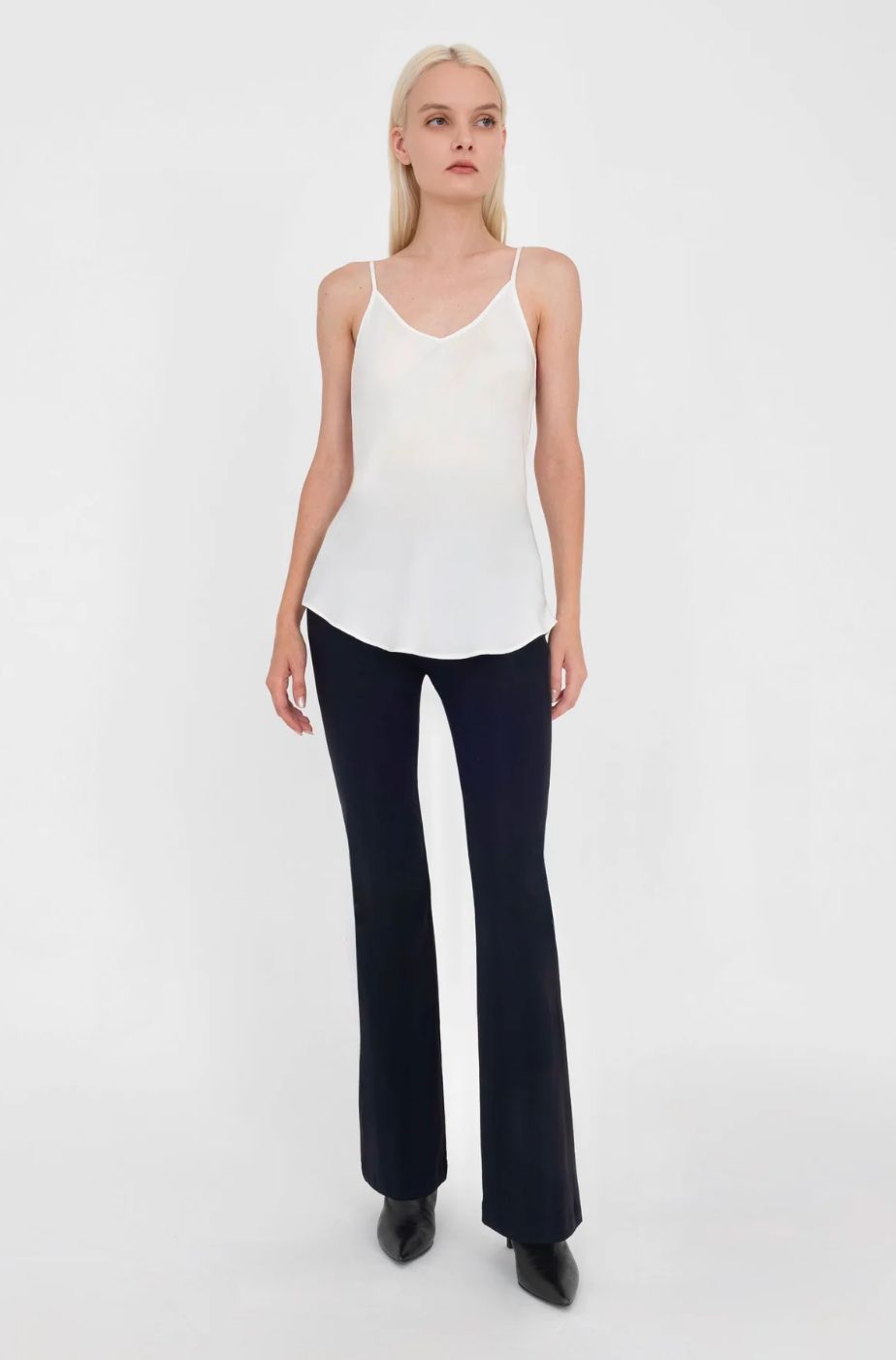 Elaine Kim Timothy Black/Vegan Stripe Pant