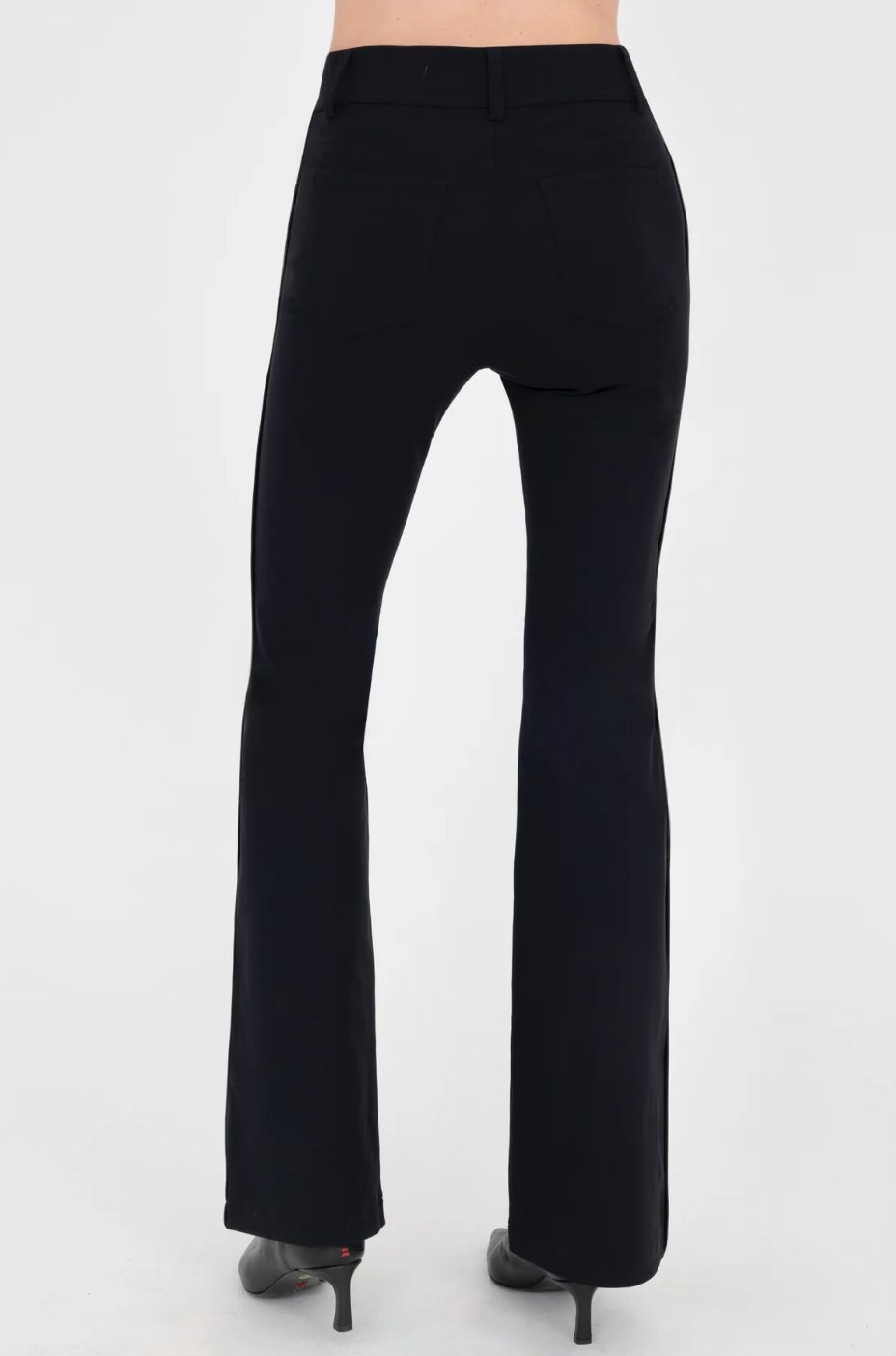 Elaine Kim Timothy Black/Vegan Stripe Pant