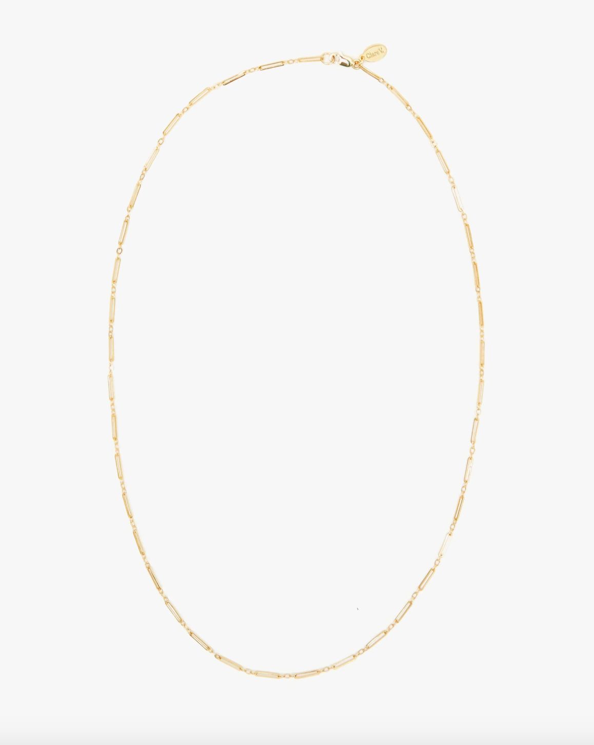 Clare V 24" Paperclip Chain