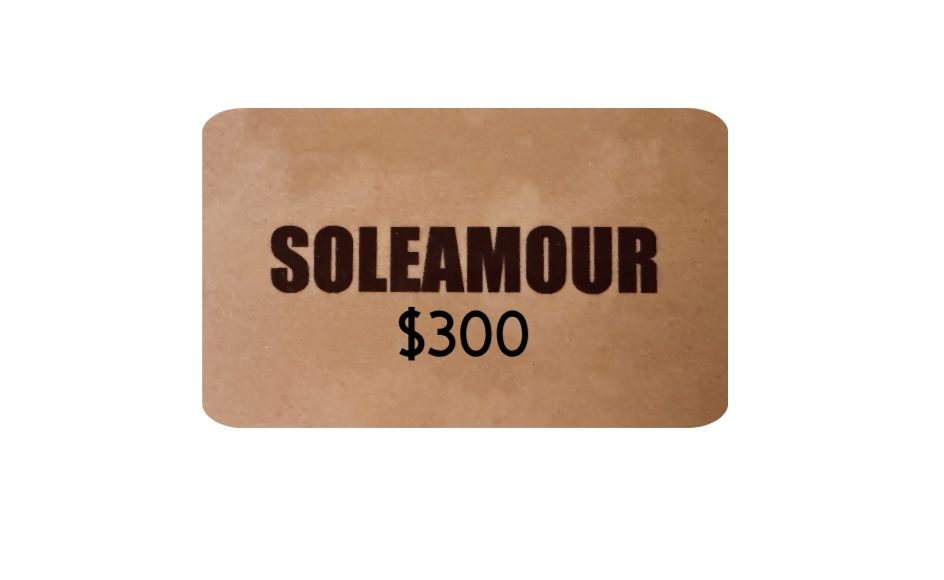 SoleAmour Gift Card $300