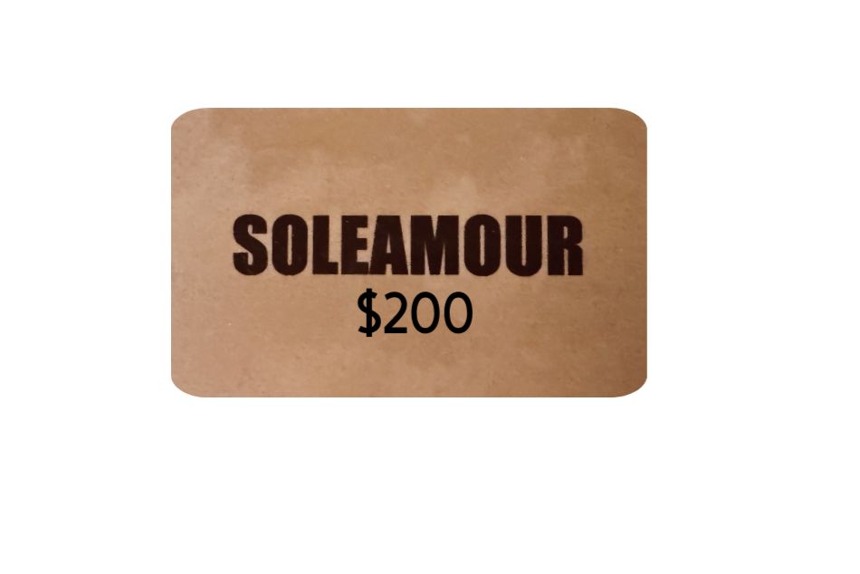 SoleAmour Gift Card $200