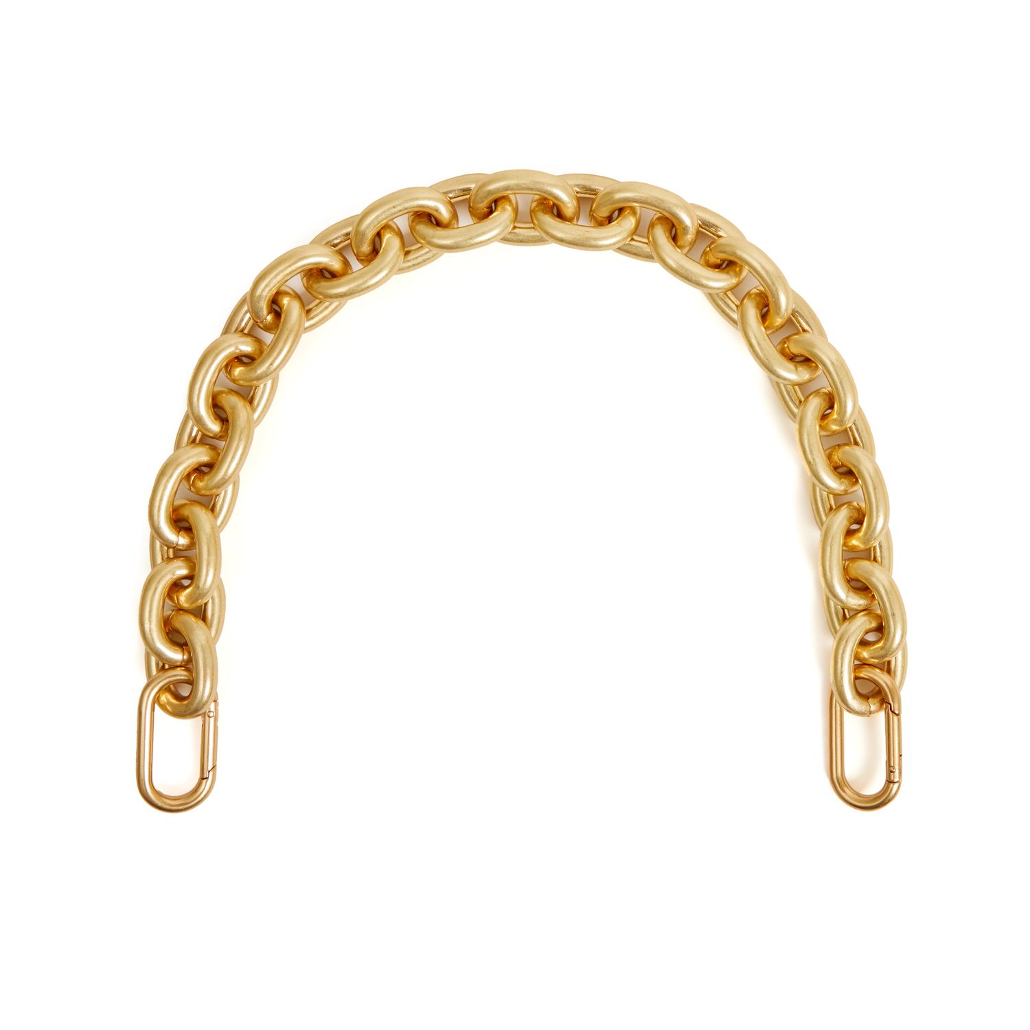 Clare V Shortie Strap in Gold