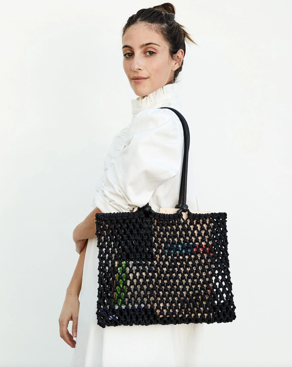 Clare V Sandy Tote, Color: Black