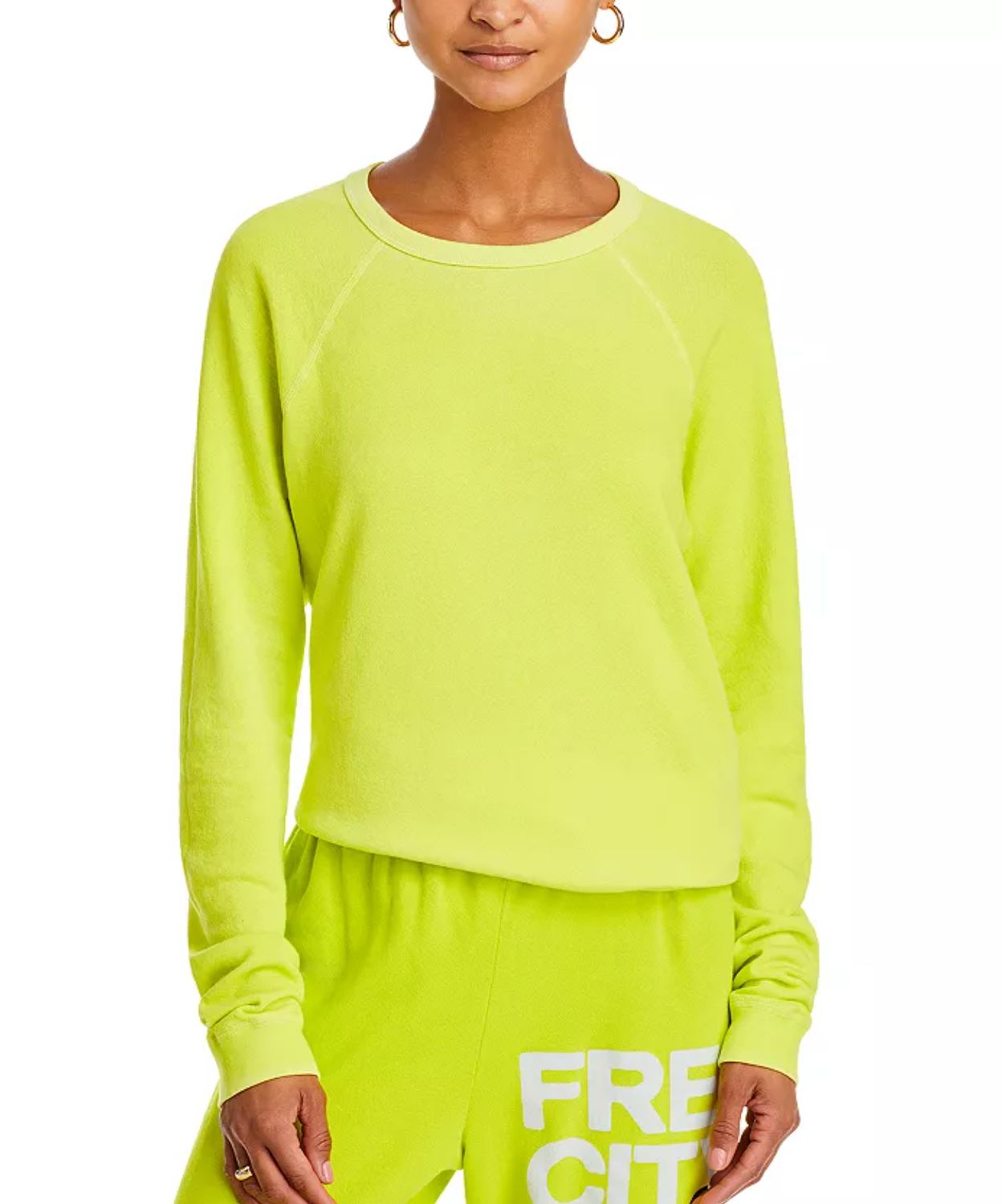 Free City Lucky Rabbit Sweatshirt, Colour: Yellow, Size: XXS