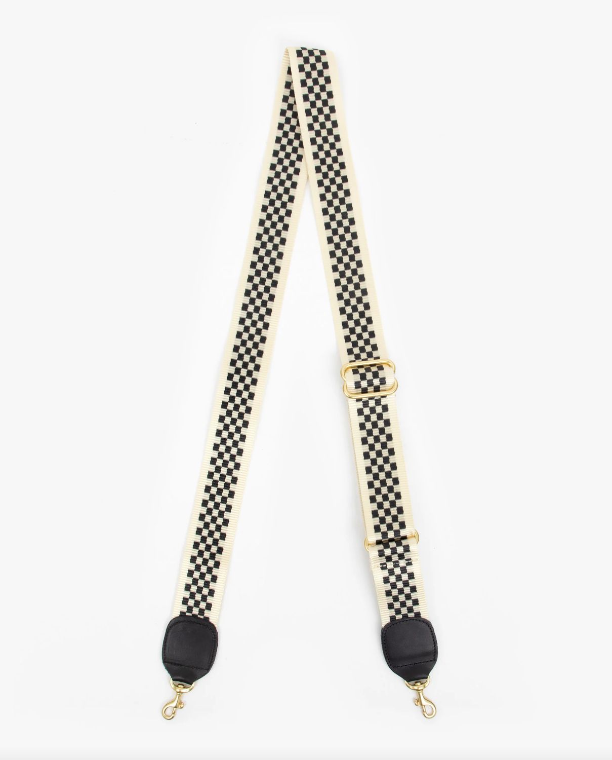 Clare V Adjustable Checkerboard Strap