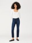 DL1961 Mara Mid Rise Straight Jean in India Ink
