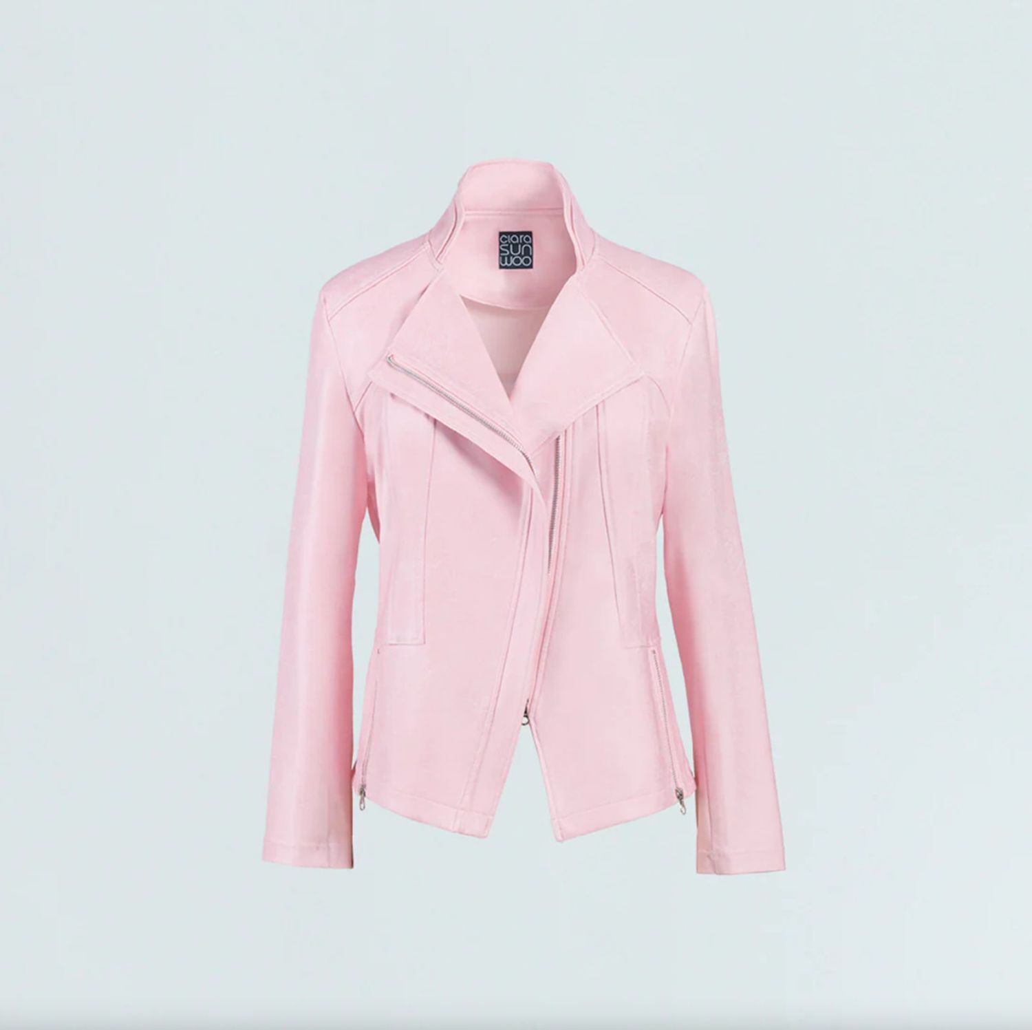 Clara SunWoo Liquid Leather Moto Jacket