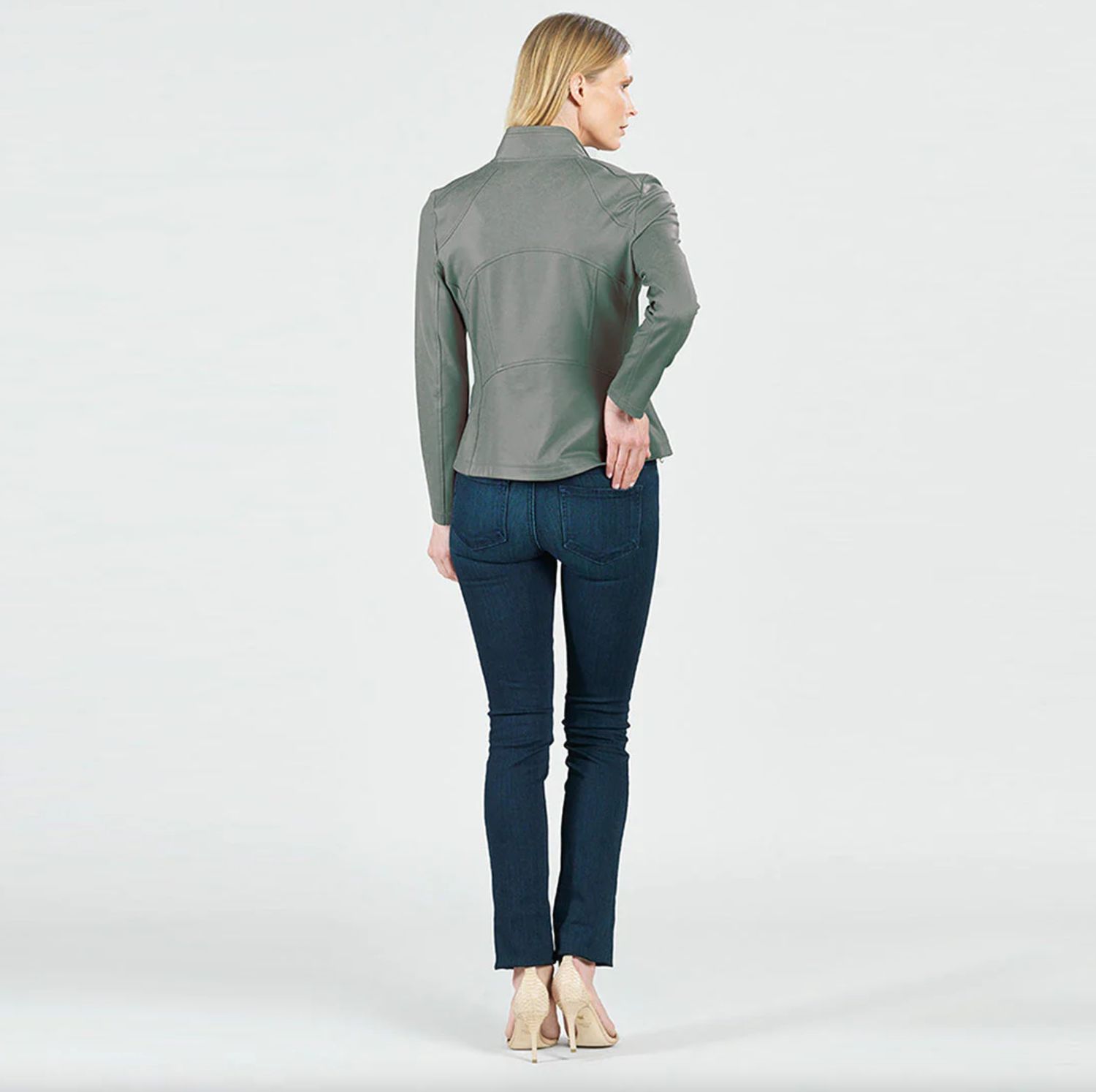 Clara SunWoo Liquid Leather Moto Jacket