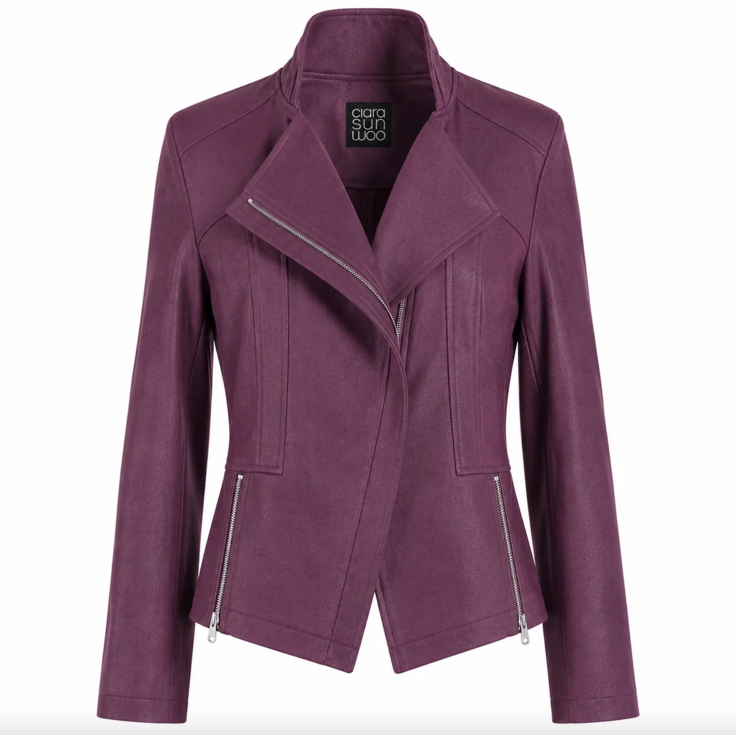 Clara SunWoo Liquid Leather Moto Jacket