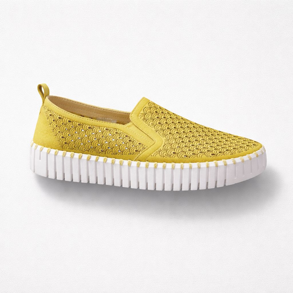 Ilse Jacobsen Tulip Platform, Color: Citronella, Size: 36