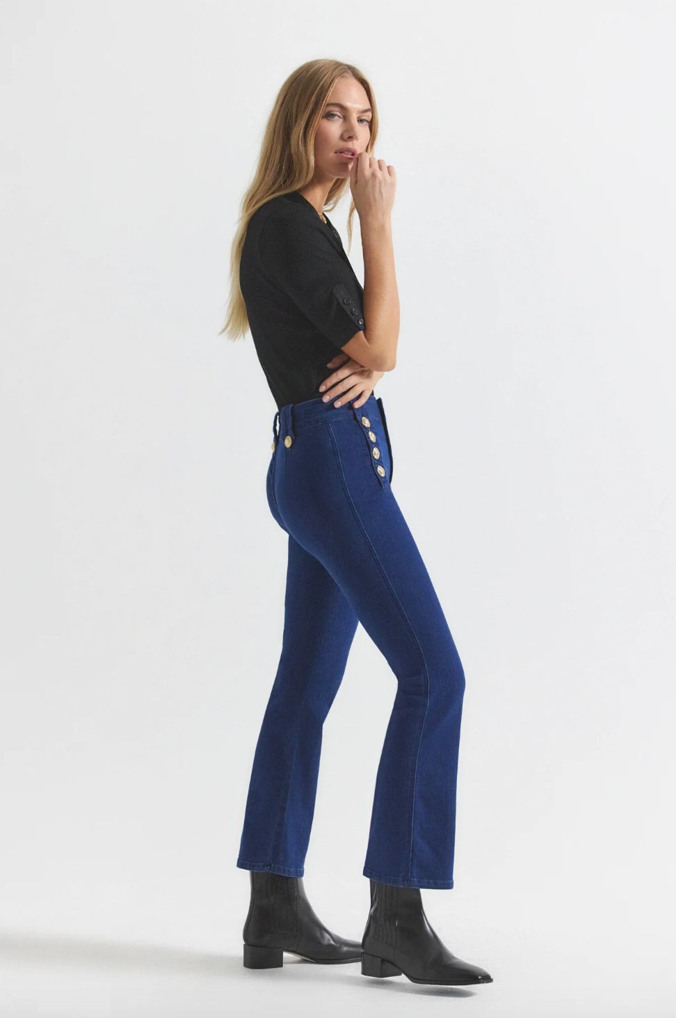 Derek Lam Robertson Crop Flare Jean