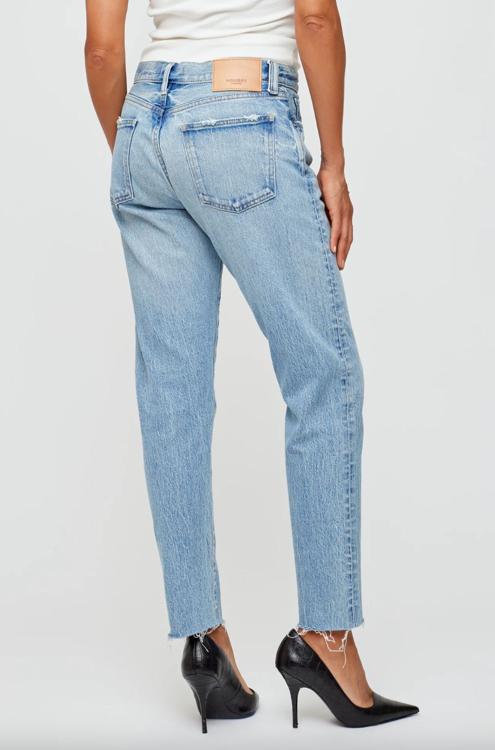 Moussy Montura Ankle Length Tapered Jean