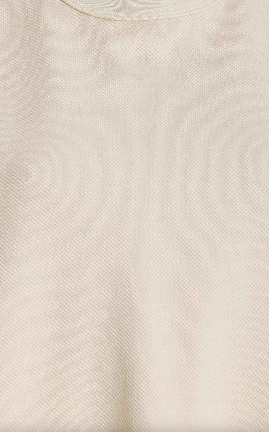 Les Tien Daria Crop Tee in Ivory