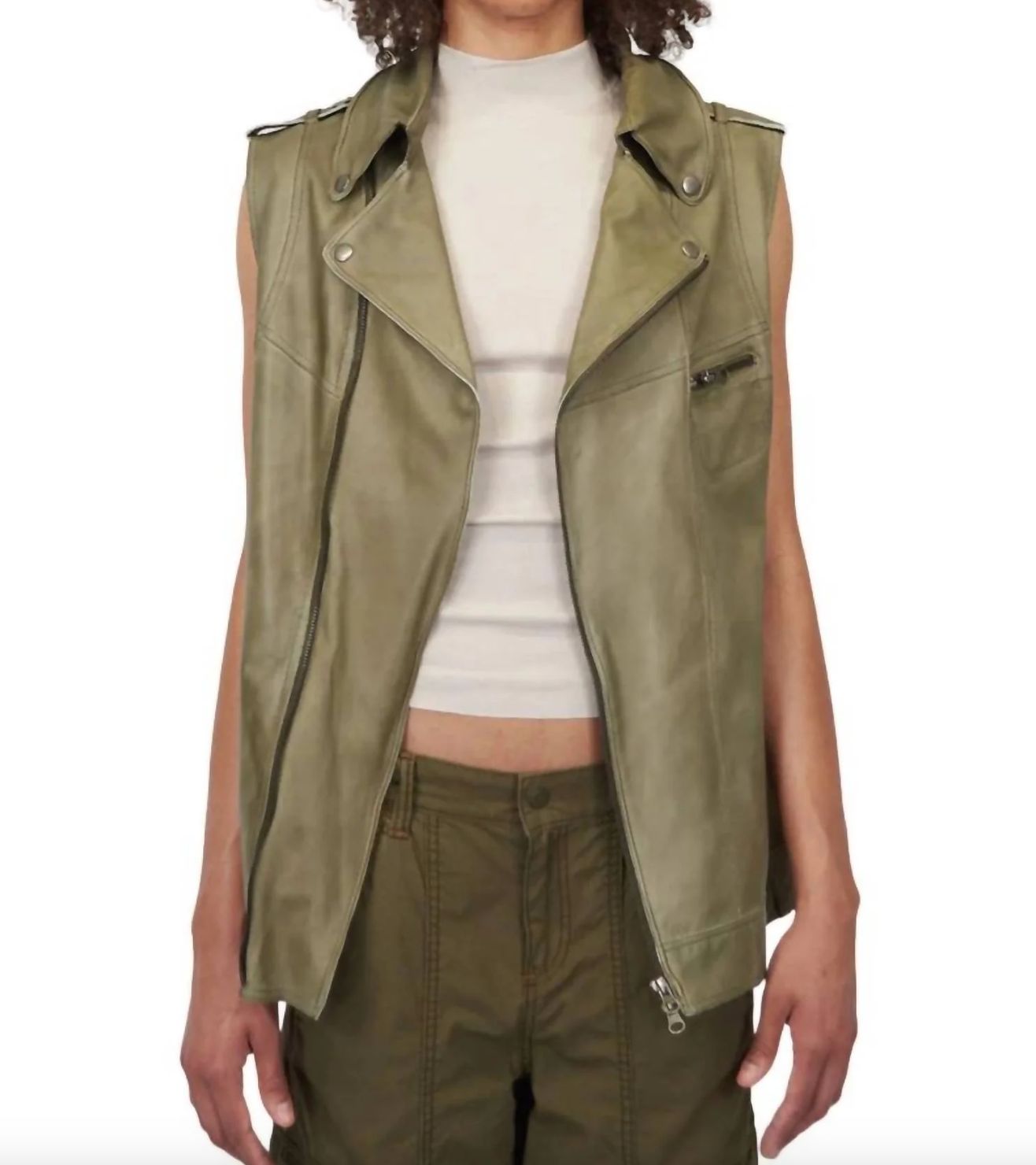 Jakett Angela Patina Leather Vest