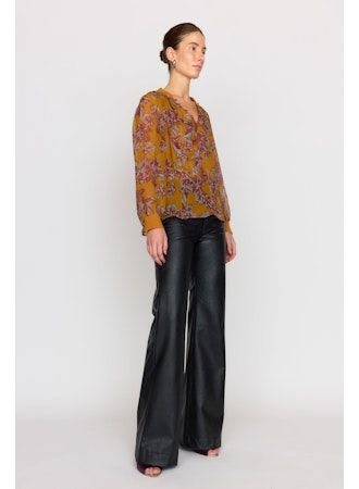 Christy Lynn Hazel Blouse in Cosmos, Color: Cosmos, Size: XS