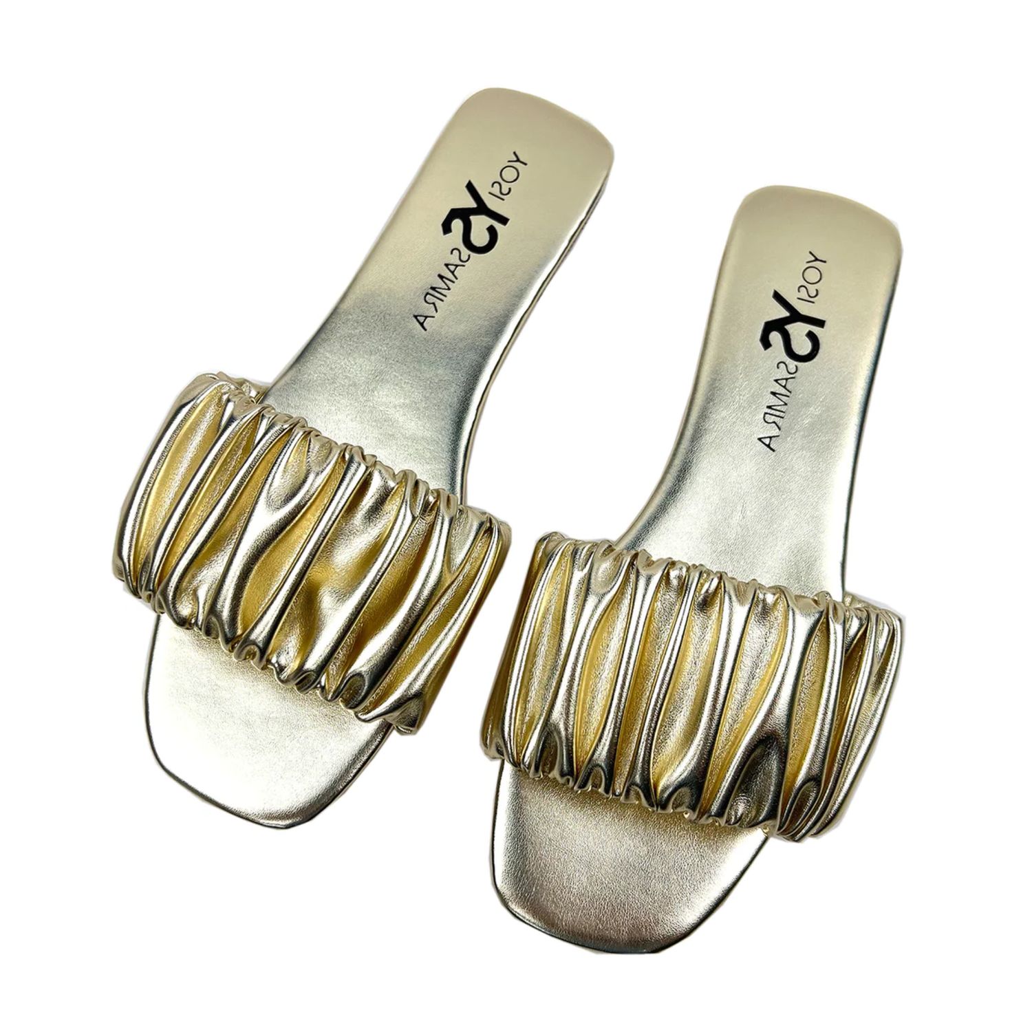 Yosi Samra Naomi Ruched Sandal