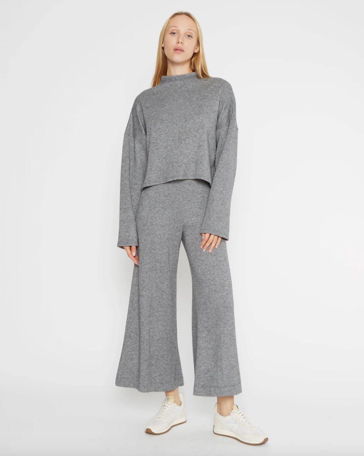 Ripley Rader Sweater Knit Wide Leg Crop Pant