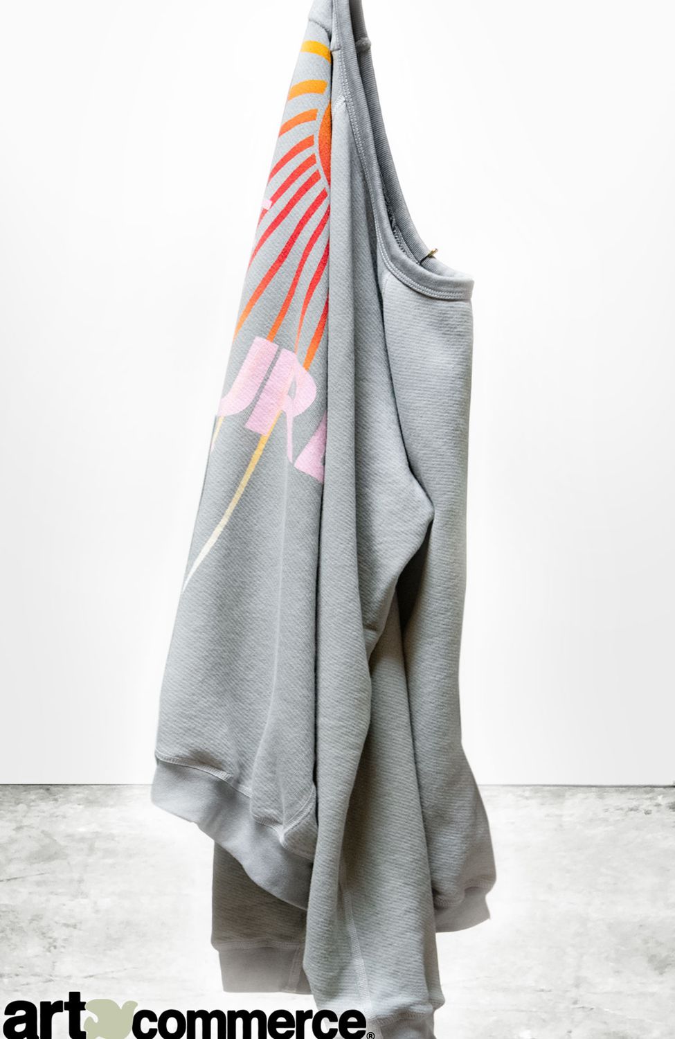 Free City LNL Sun Superyumm Biggie Raglan, Color: Silver Cloud, Size: XS