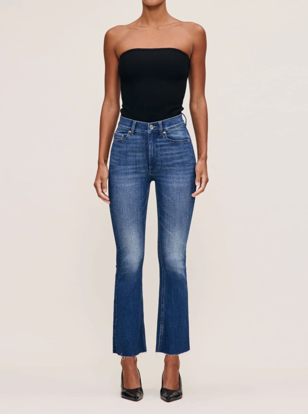 DL1961 Bridget High Rise, Boot Cut, Crop Jean in Hulton