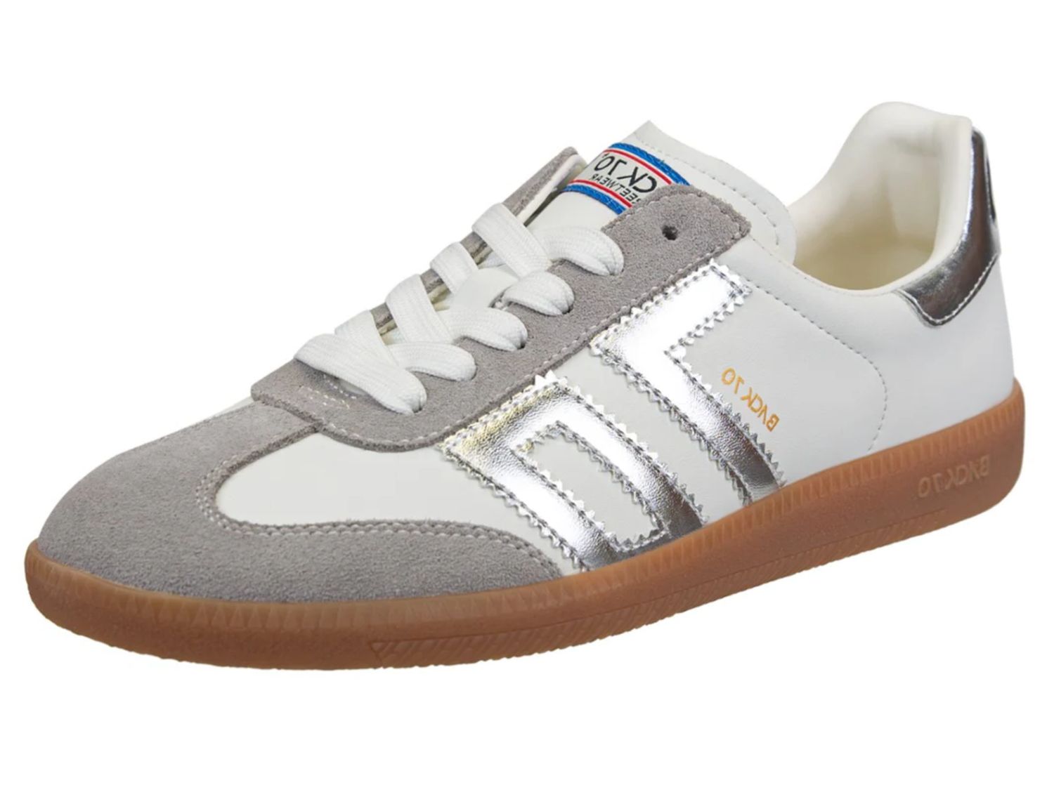 Back 70 Cloud Sneaker in Gold or Silver, Color: Light Grey, Size: 37