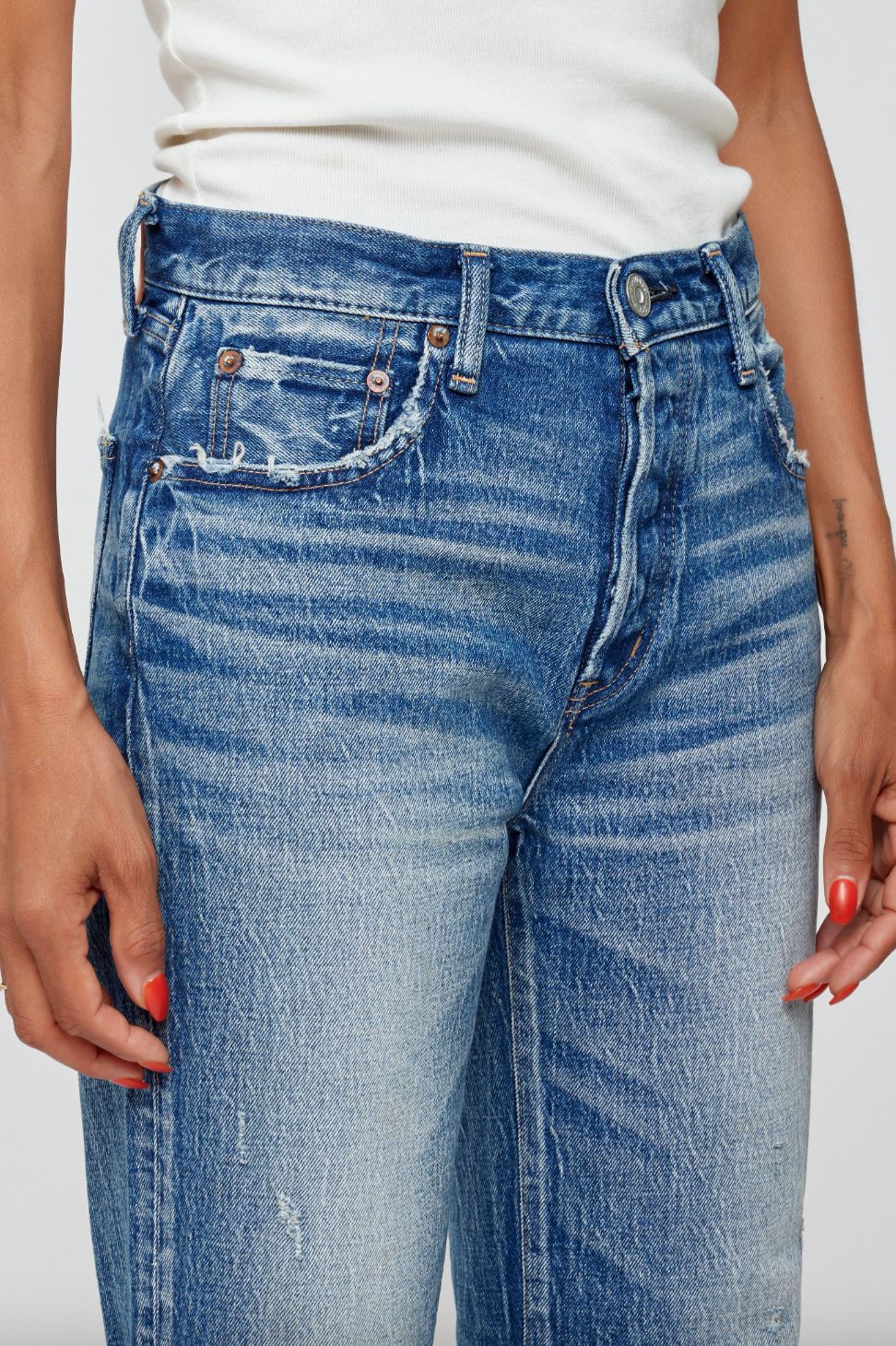 Moussy Rutherford Straight Jean