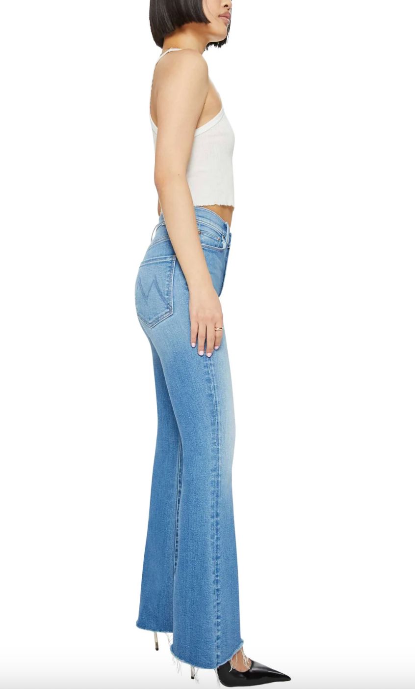 Mother Lil' Weekender Fray Jean in Read Between the Lines