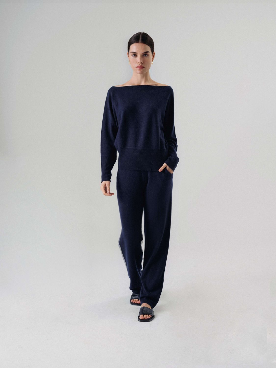 W. Cashmere Mimi Off Shoulder Sweater