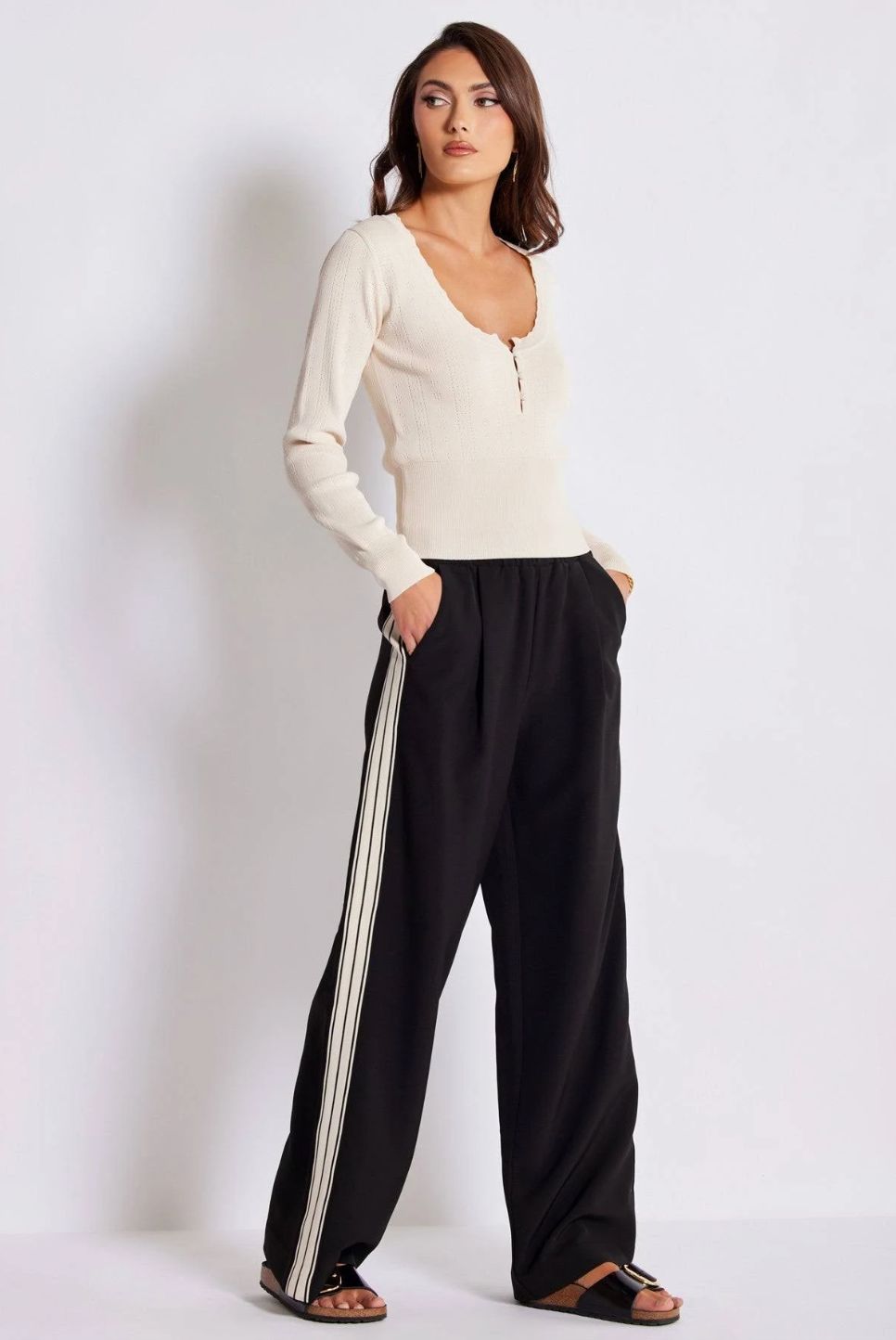 Bishop + Young Ford Pull On Pant in Black