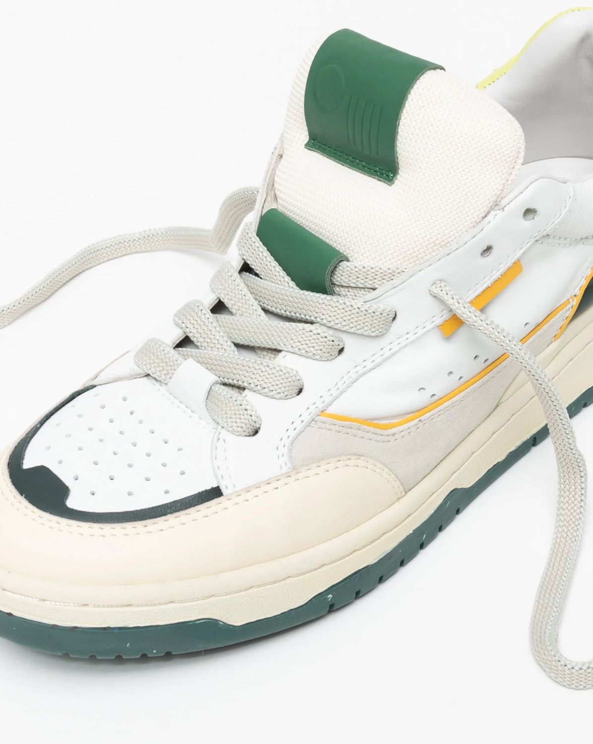 Oncept Paris Sneaker in Ivory/Green