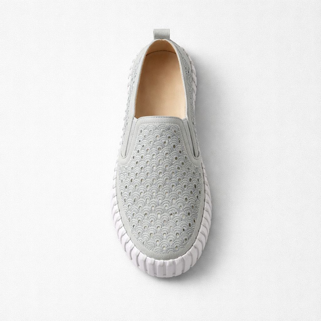 Ilse Jacobsen Platform Tulip in Bubble &amp; Ash Blue, Color: Ash Blue, Size: 36