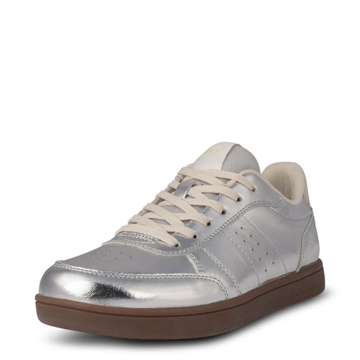 Woden Bjork Sneaker in Silver, Color: Silver, Size: 37