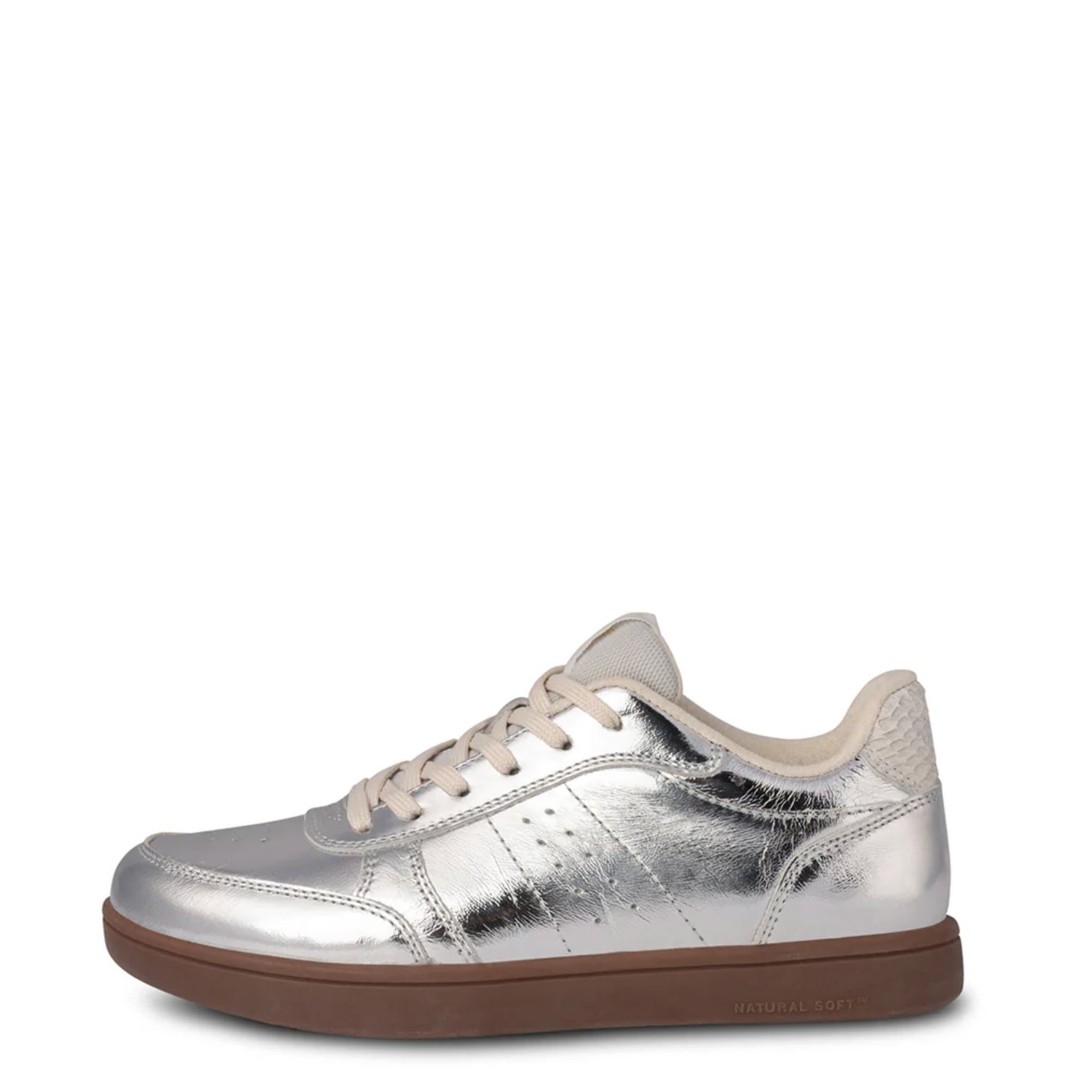 Woden Bjork Sneaker in Silver