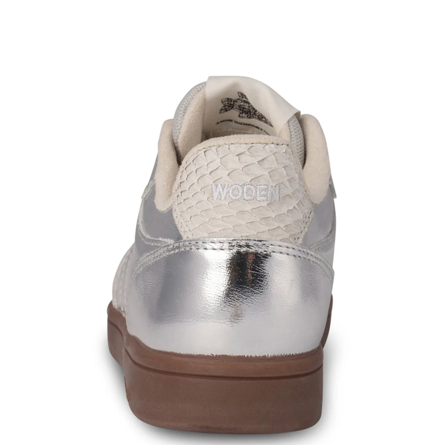 Woden Bjork Sneaker in Silver