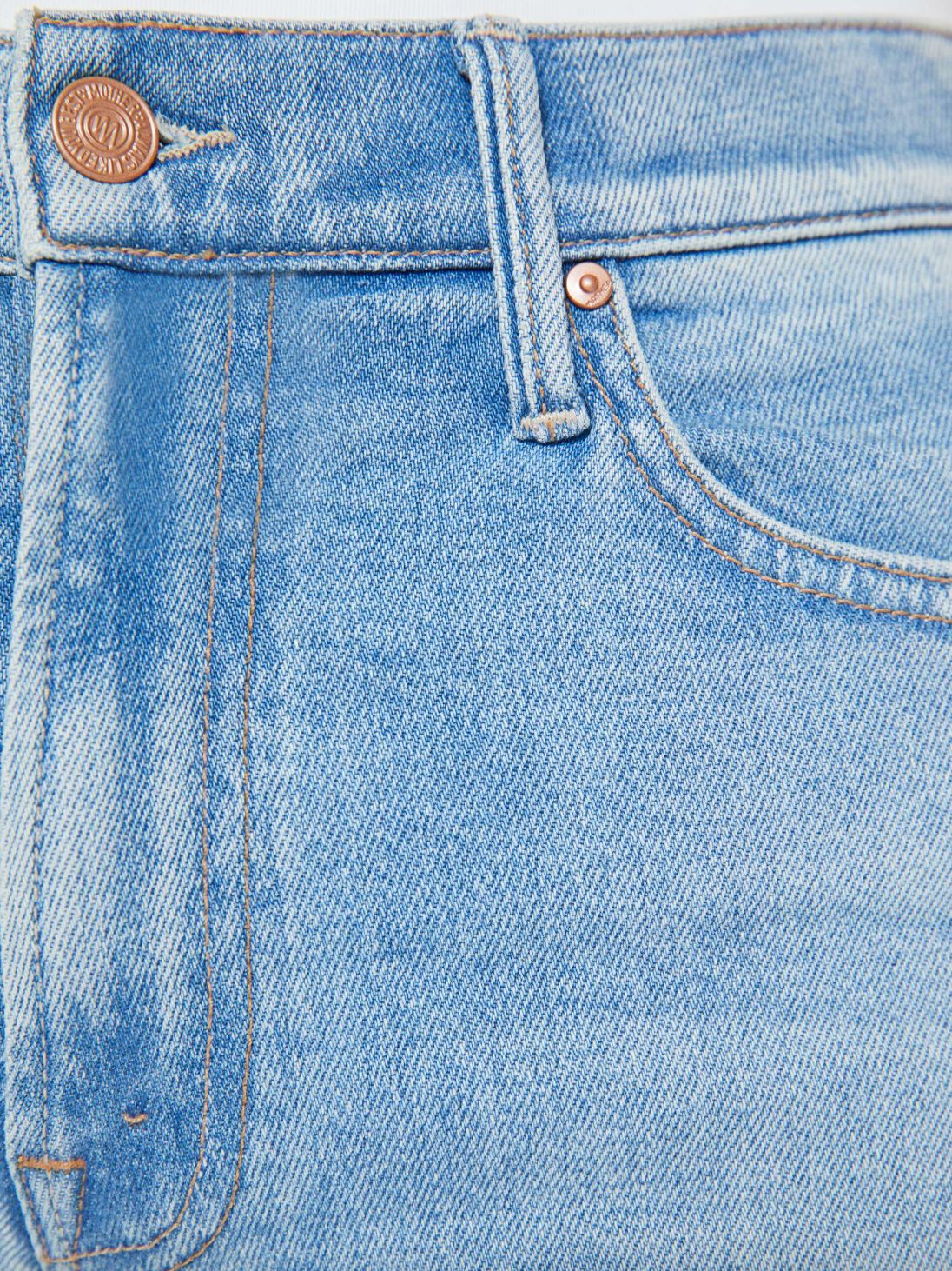 Mother Kick It Ankle Fray Jean in Can You Dig It