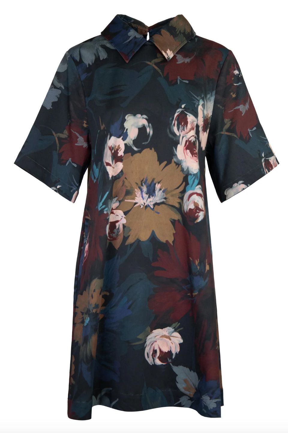 Hannes Roether Coletta Printed Dress in Blue