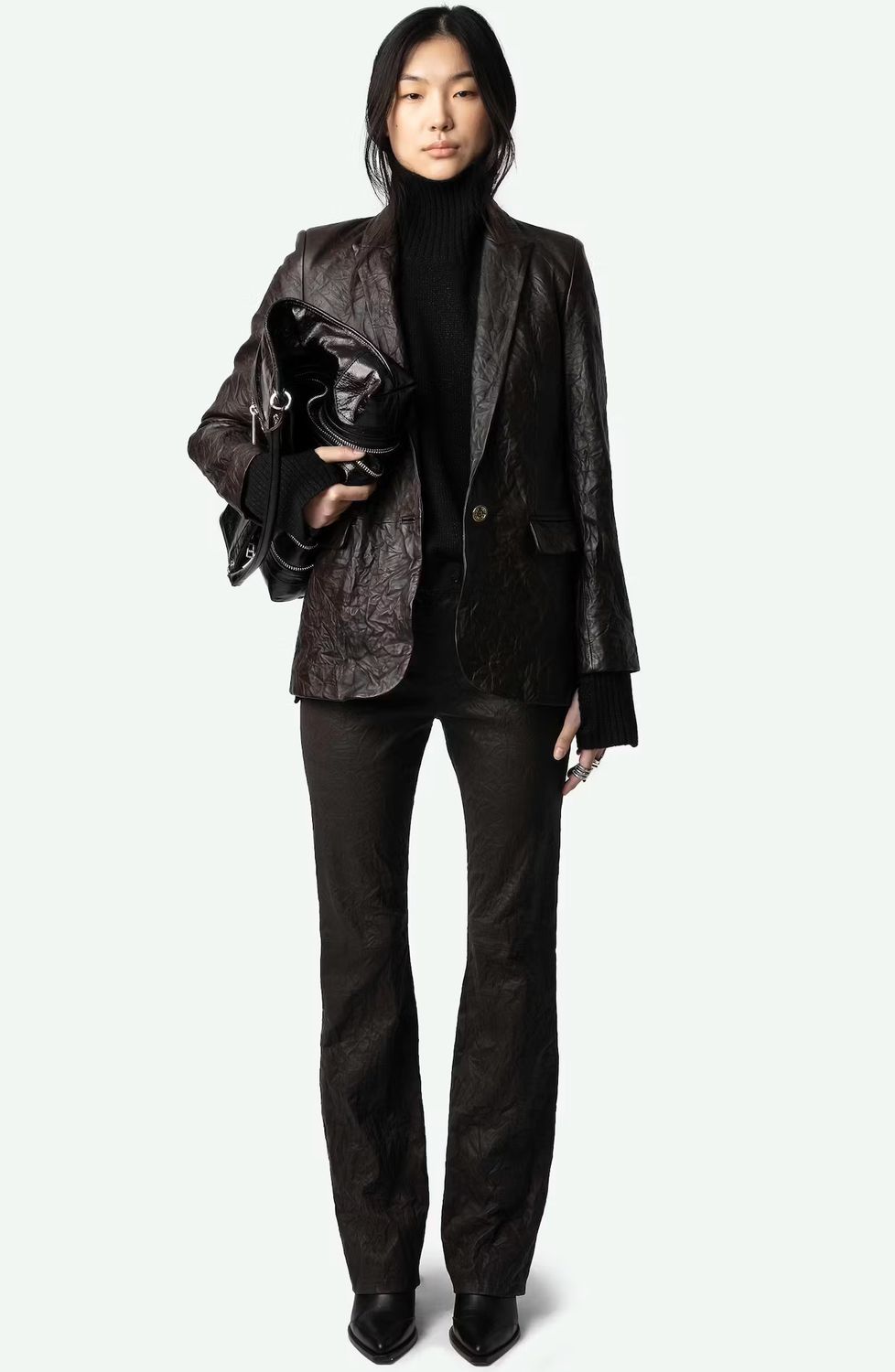 Zadig &amp; Voltaire Leather Blazer