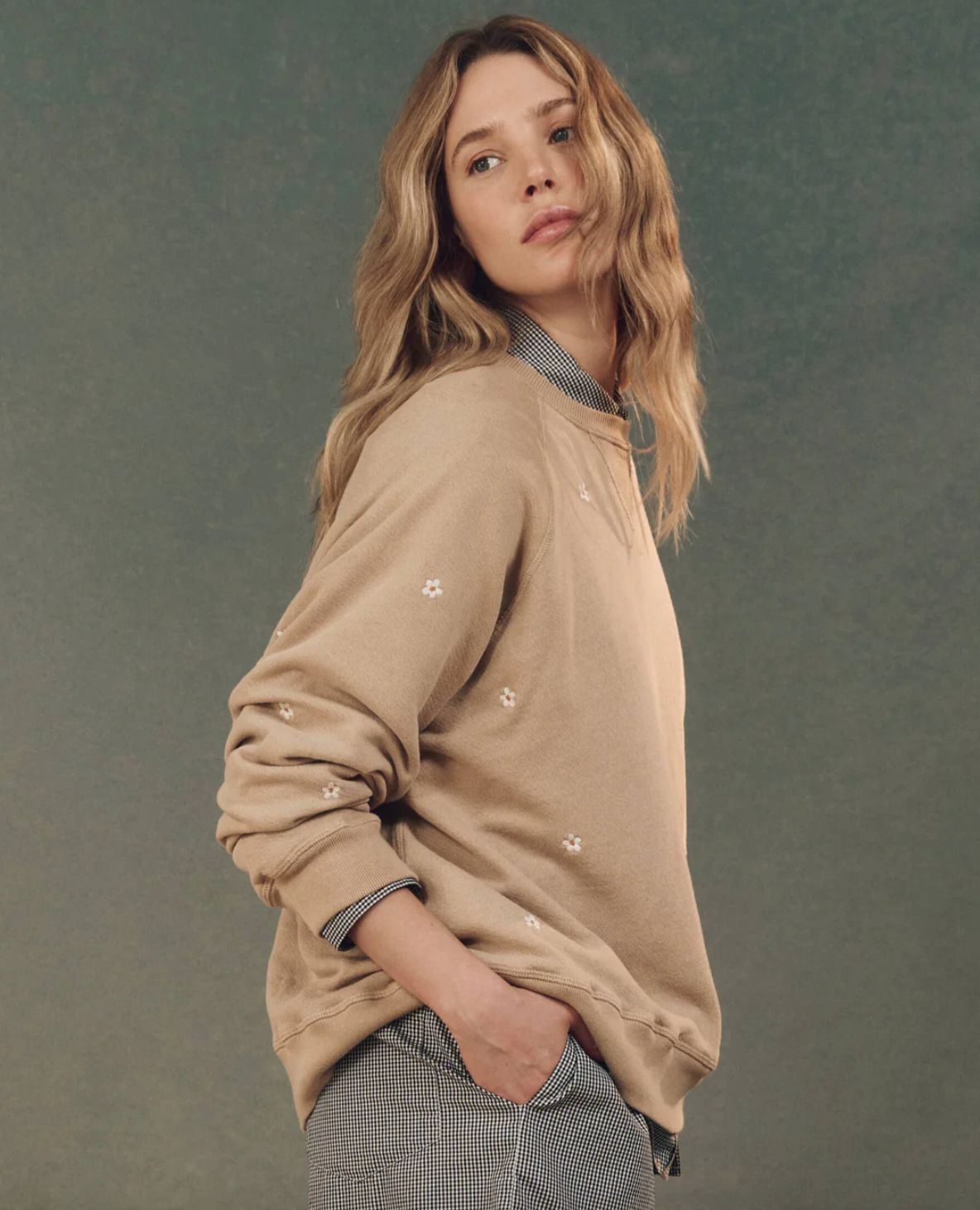 The Great Slouchy Daisy Sweatshirt