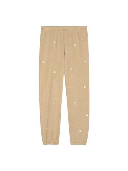 The Great Stadium Daisy Sweatpant, Color: KHAKI, Size: 0
