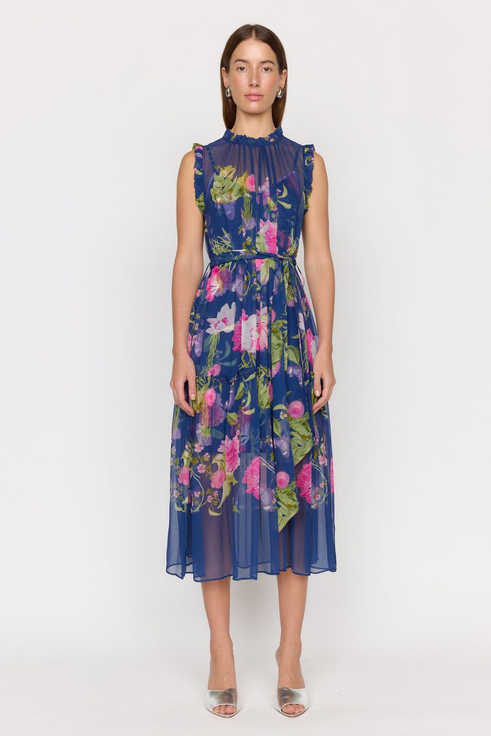 Christy Lynn Gemma Dress, Color: MONARCH NAVY, Size: XS