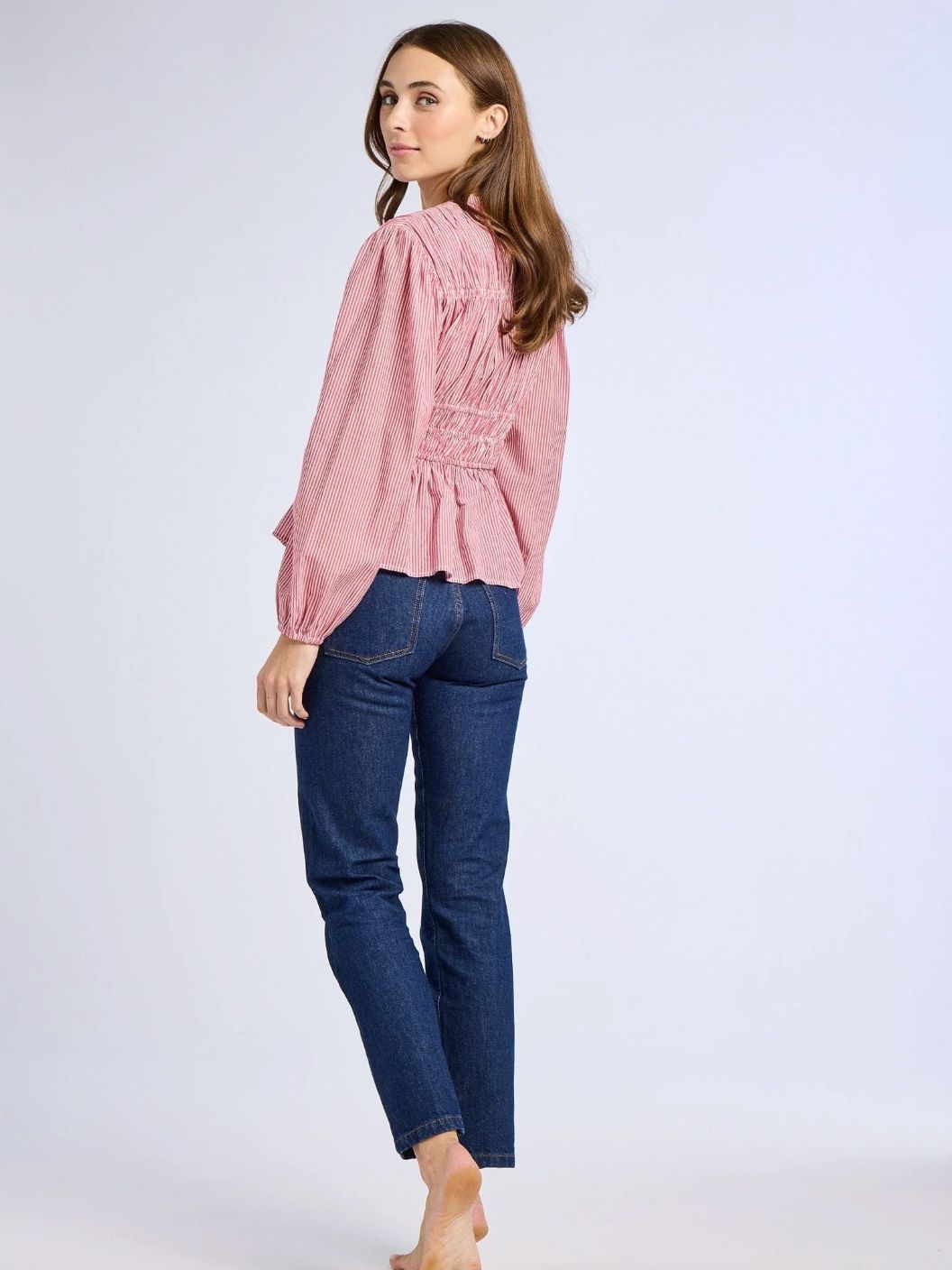 Mille Ella Top in Tango Stripe