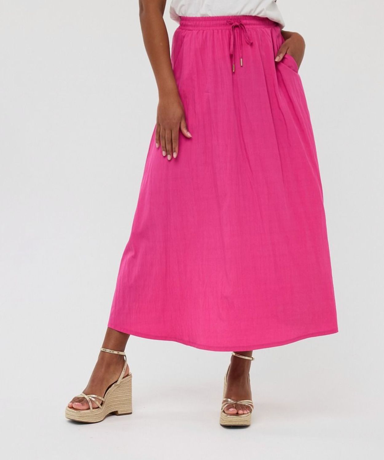 Esqualo Wide Maxi Skirt