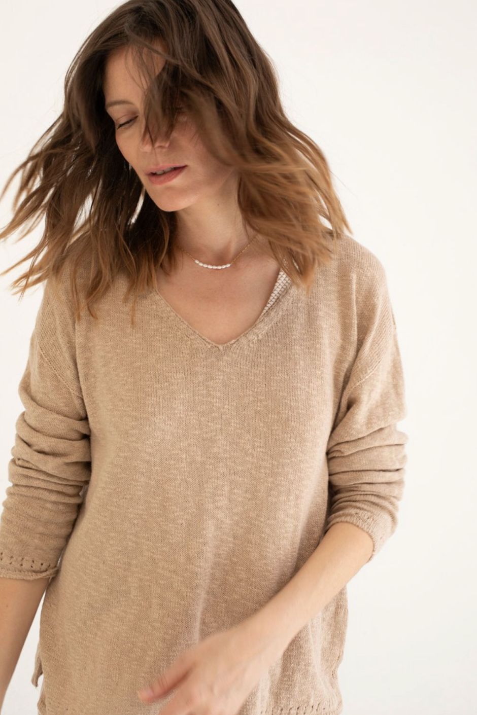 Mus &amp; Bombon Gozo Sweater, Color: Toast, Size: XS