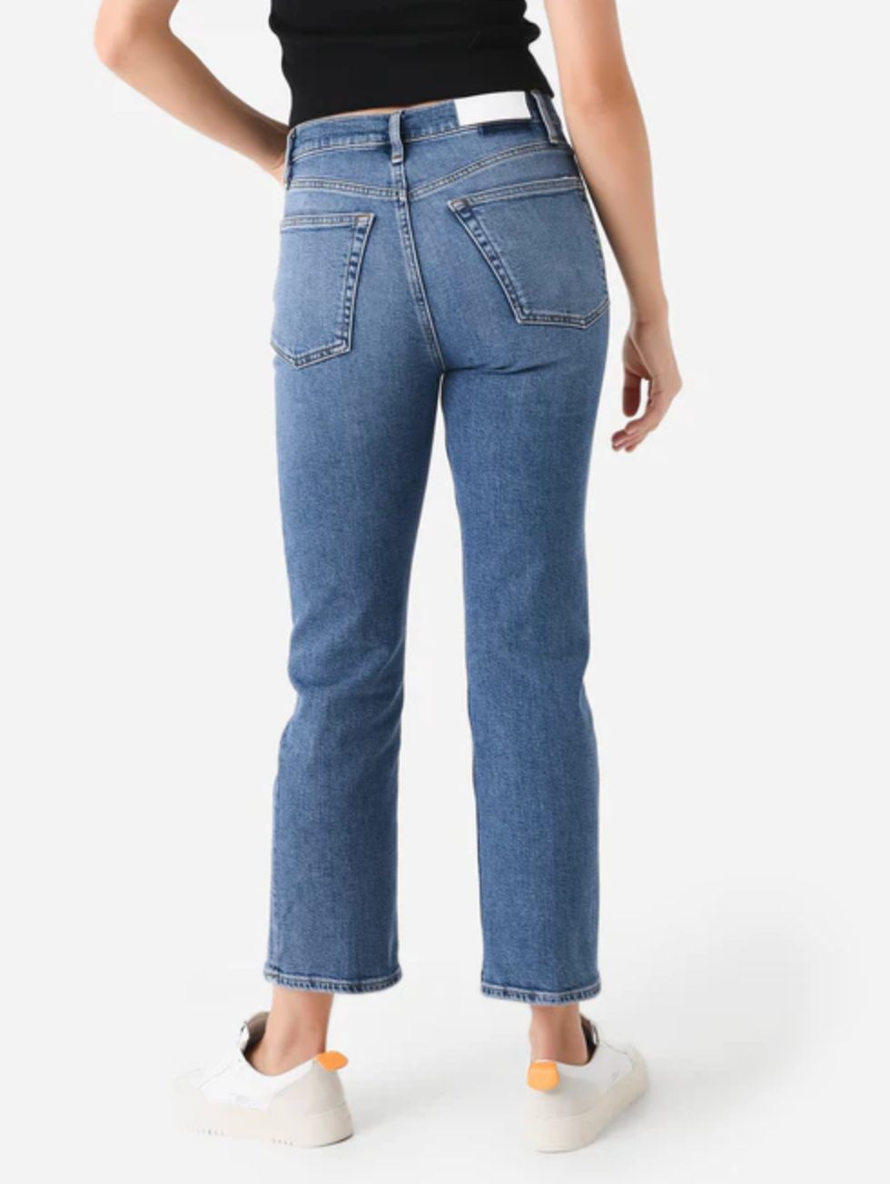 Re/Done 70's Crop Boot Jean in Mid 70's