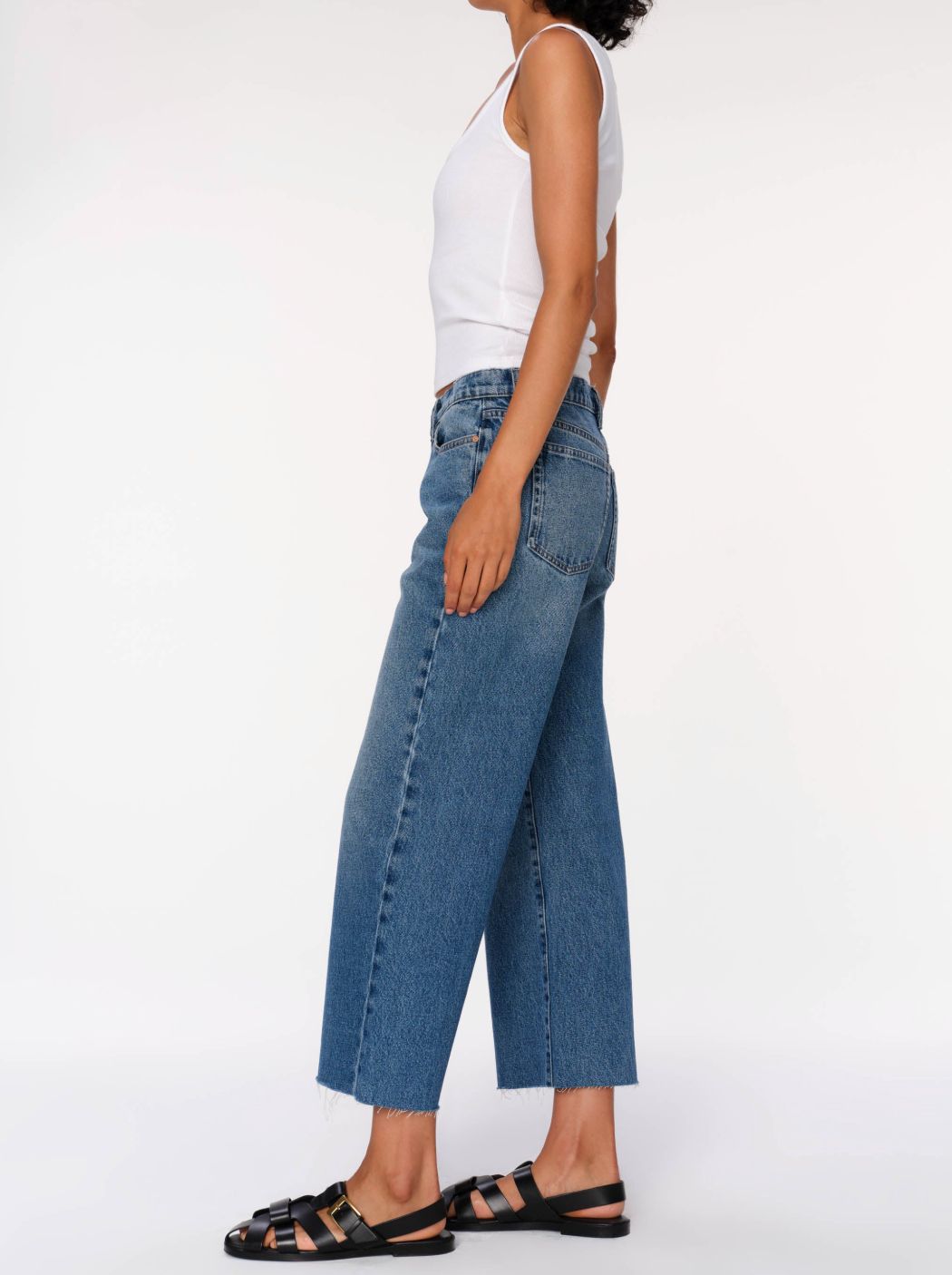 DL1961 Drue 27" Low Rise Crop Jean in South Lake