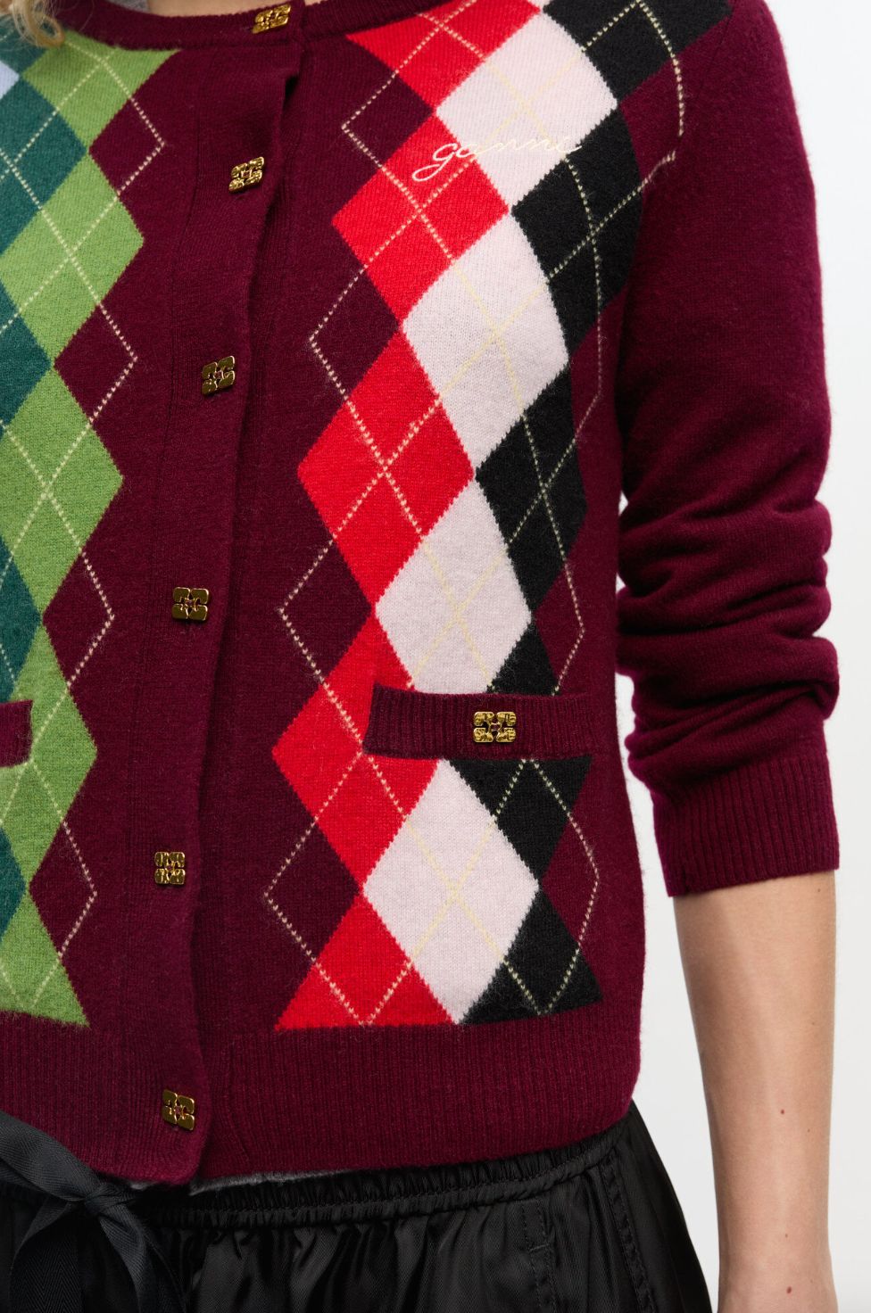 Ganni Argyle Cardigan