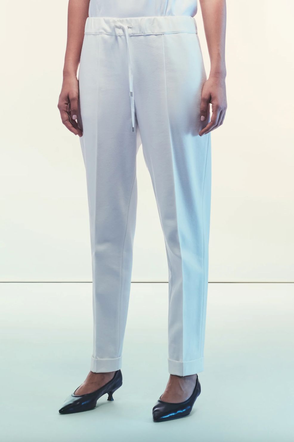 Liviana Conti Brian Drawstring Cuff Pant, Color: Pomince, Size: 38