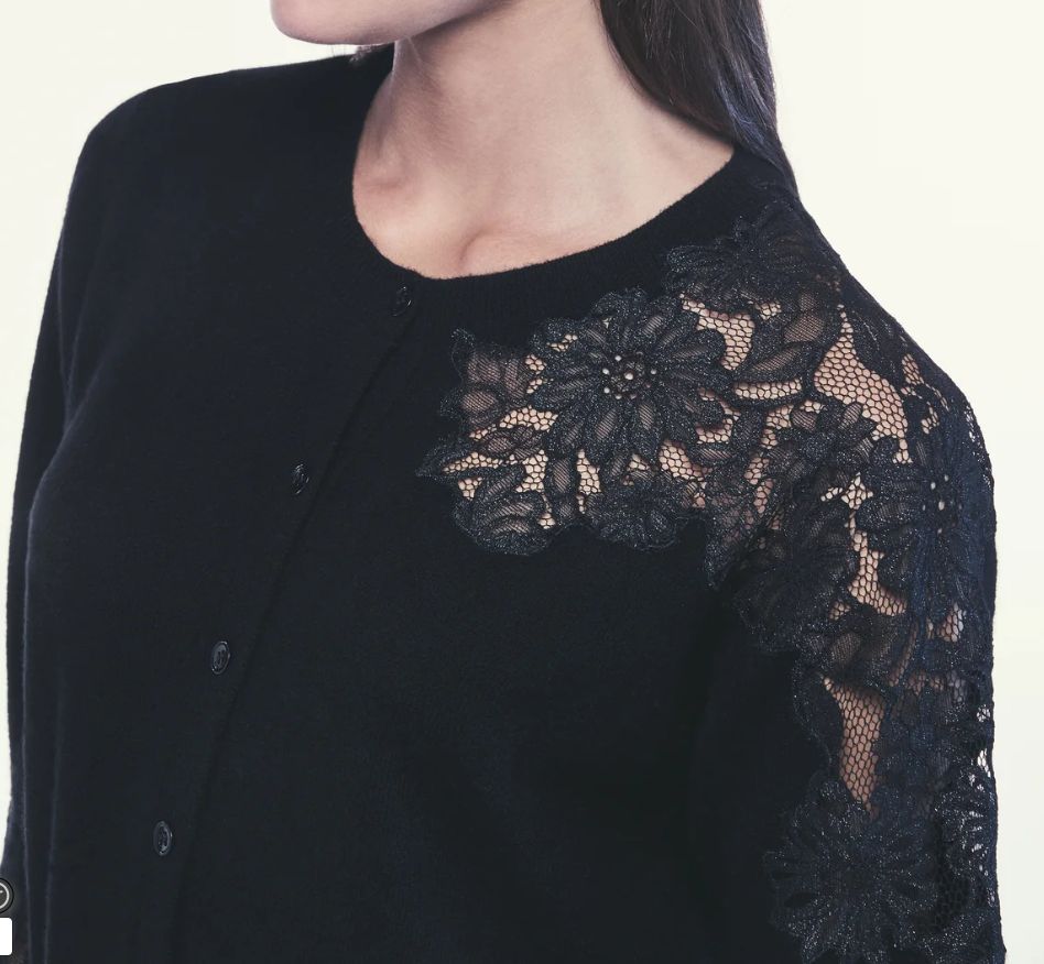 Liviana Conti Fidele Lace Cardigan
